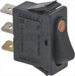 SCHALTER EINPOL. SCHWARZ 16A 250V