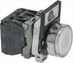 DRUCKTASTER LEUCHTEND WEISS KOMPLETT