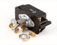 HEBELSCHALTER SCHWARZ 20A 250V
