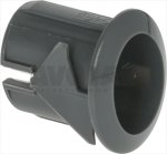 DRUCKKNOPF GEHÄUSE ELLIPT. 17x13 mm GRAU