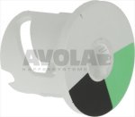 NOCKEN ZWEIFARBIG SCHWARZ/GRÜN ø 21 mm