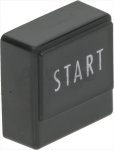TASTE QUADRAT SCHWARZ 23x23 mm 