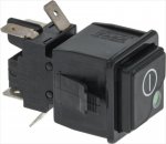 WIPPSCHALTER 2-POLIG SCHWARZ 