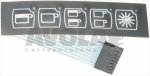 TASTATURMEMBRAN 5 TASTEN