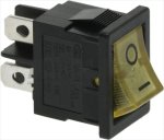 SCHALTER 2-POLIG ORANGE 16A 250V