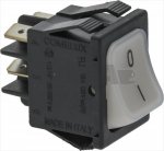 SCHALTER 2-POLIG WEISS 16A 250V