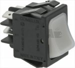 DRUCKSCHALTER 2-POLIG 16A 250V WEISS