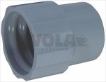 ANSCHLUSS AUS PVC ROHR ø  25 mm
