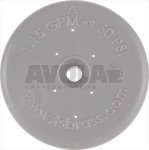 B-0107 SPRAY VALVE SPRAY FACE, GRAY (201