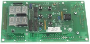 ELEKTRONISCHE PLATINE UND DISPLAY 61F9