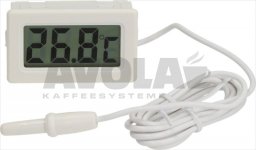 DIGITALES THERMOMETER -40+70 °C WEISS