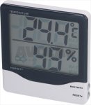 DIGITALTHERMOHYGROMETER -10+60°C WEIß