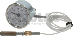FERNTHERMOMETER WEISS ø 52 mm 0-120°C