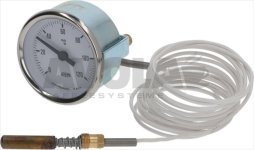 FERNTHERMOMETER WEISS ø 60 mm 0-120°C