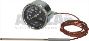 FERNTHERMOMETER SCHWARZ ø 60 mm 50-350°C