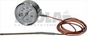 FERNTHERMOMETER WEISS ø 60 mm 50-350°C