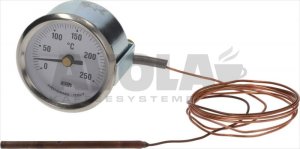 FERNTHERMOMETER WEISS ø 52 mm 0-250°C