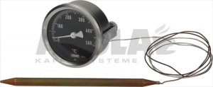 FERNTHERMOMETER SCHWARZ ø 60 mm 0-500°C