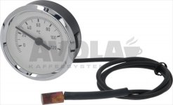 FERNTHERMOMETER WEISS ø 60 mm 0-120°C