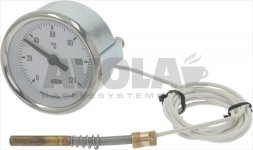 FERNTHERMOMETER WEISS ø 60 mm 0-120°C