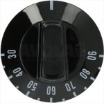 DREHKNOPF SCHWARZ ø 50 mm 30-90°C