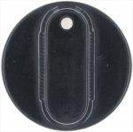 DREHKNOPF SCHWARZ ABS 38x38 mm