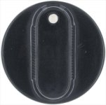 DREHKNOPF SCHWARZ ABS 38x38 mm