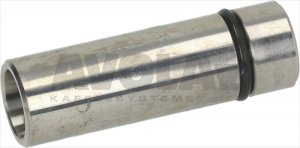 ÜBERLAUFROHR AUS VERCHROMTEN MESSING