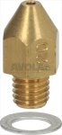 KEGELGASDÜSE M5x0,75 ø 1,20 mm