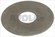 SCHEIBE AUS EDELSTAHL ø 48x16 mm