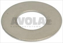 SCHEIBE FÜR STIFT ø 30x13,5x0,8 mm