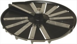 PLATTE MESSER KARTOFFELSCH. ø 280 mm