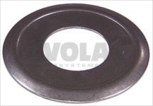 SCHEIBE AUS EDELSTAHL 50x22x1 mm