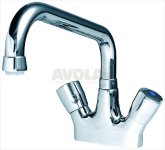 ZWEILOCHHAHN FÜR WASCHBECKEN ø 3/4