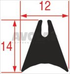 DICHTUNG FÜR OFENGLAS 639x341 mm