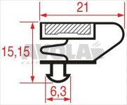 STECKDICHTUNG 741x669 mm