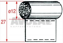 DICHTUNG 12xh27 mm