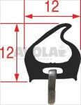DICHTUNG FÜR BACKOFENTÜR 460x400 mm