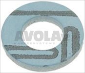 FLACHDICHTUNG ASBESTFREI ø 15x8x2 mm