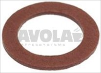 FLACHDICHTUNG ASBESTFREI ø 18x12x1 mm