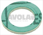 Flachdichtung Asbestfrei ø 18x12x2 mm
