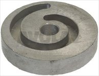 EXZENTER OBERWERK AUS ALUMINIUM ø 75 mm