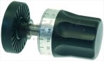 DREHKNOPF MIT SKALA SCHWARZ ø 12x81 mm