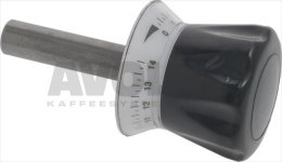 UHR-DREHKNOPF SCHWARZ ø 18x138 mm