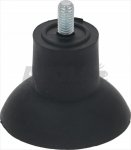 FUß MIT ZAPFEN M6 MIT SAUGNAPF