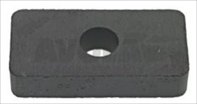 MAGNET RECHTECKIG MIT LOCH ø 24x12x5 mm