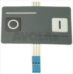 DRUCKKNOPFTAFEL DIGITAL O-I VIERECKIG