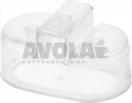 SILIKONHAUBE F.DRUCKTASTE I-II + STOP