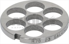 LOCHSCHEIBE EDELSTAHL MOD.R70/12/20 UNGE