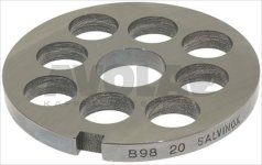 LOCHSCHEIBE EDELSTAHL MOD.B98/32/20 UNGE